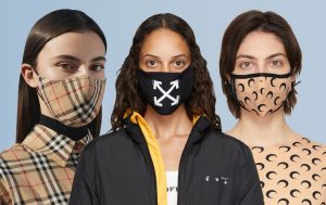 three women wear high fashion luxury face masks | luxury homes by brittany corporation