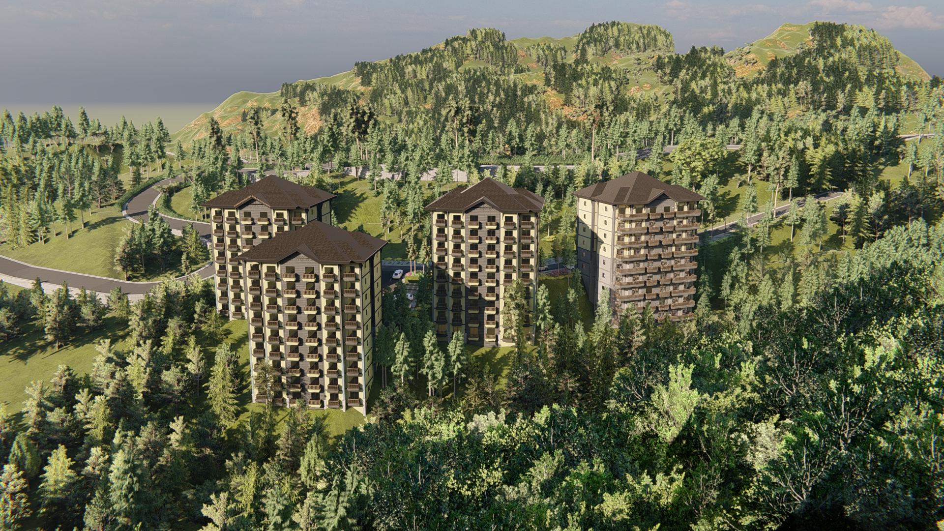 Alpine Villas in Crosswinds Tagaytay not only take pride in its architecture but in its environment and beautiful views as well.