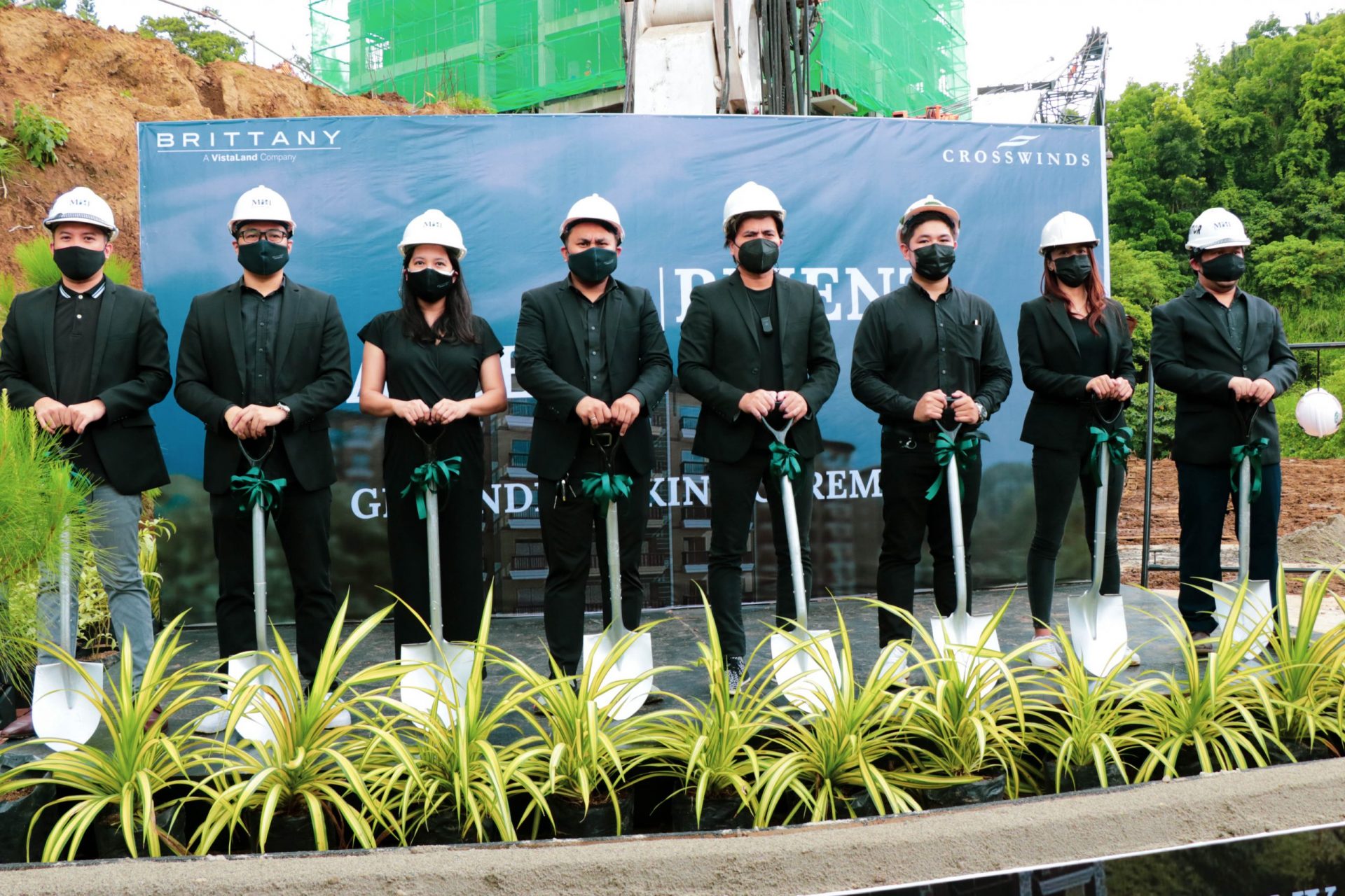 Brittany Corporation Breaks Ground for Luxury Condo in Crosswinds Tagaytay