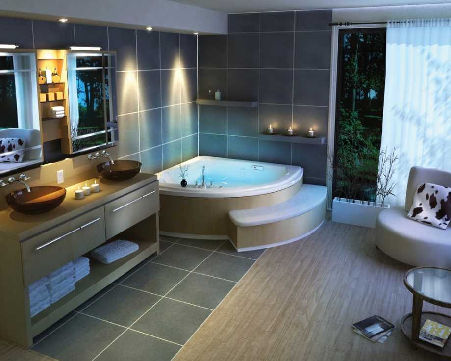 Embrace luxury and transform a room into a home spa.