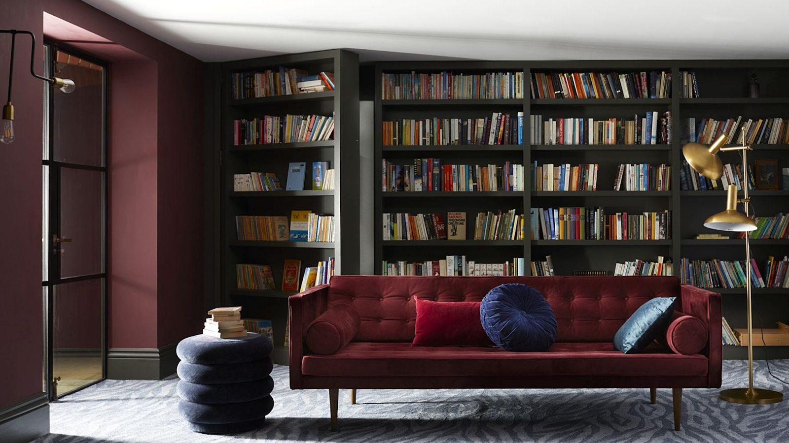 Home libraries are fun, but secret libraries are even moreso. Photo from Real Homes.