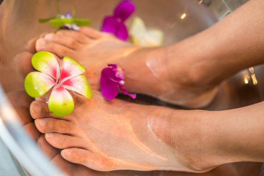 Sometimes, a relaxing foot soak is all you need. Photo from Unsplash