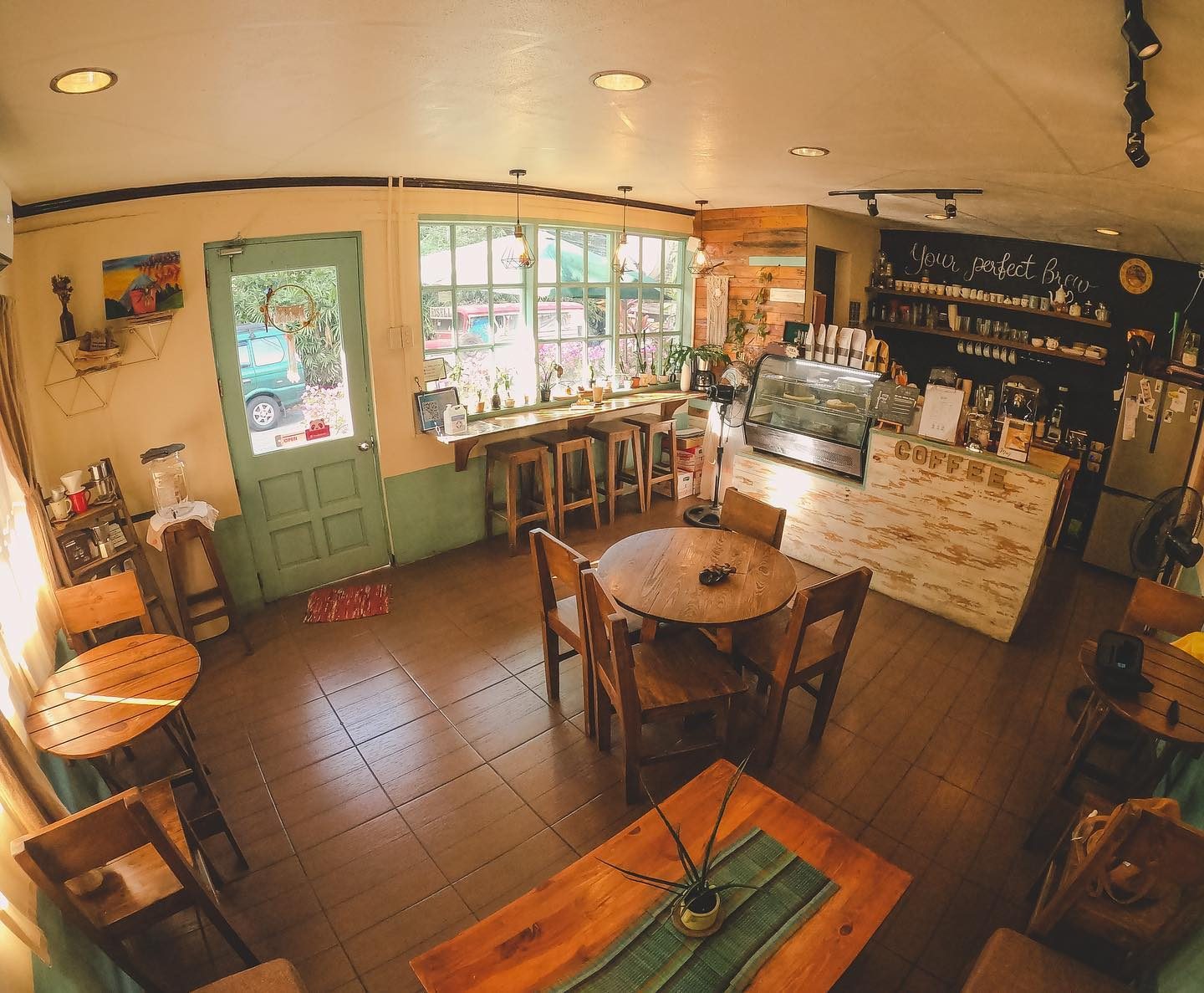 Beautiful interior of Siento Coffee