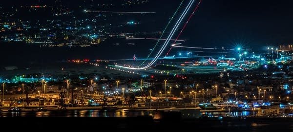 Night at Airport Photo from Pexels