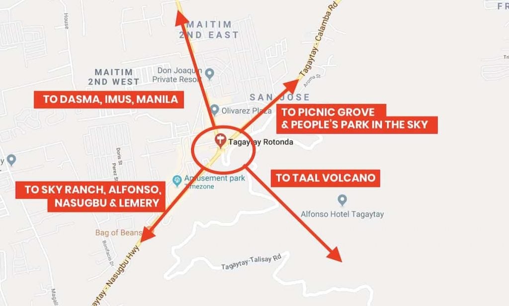 Tagaytay City Map