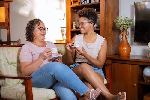 Serving your guests with a coffee