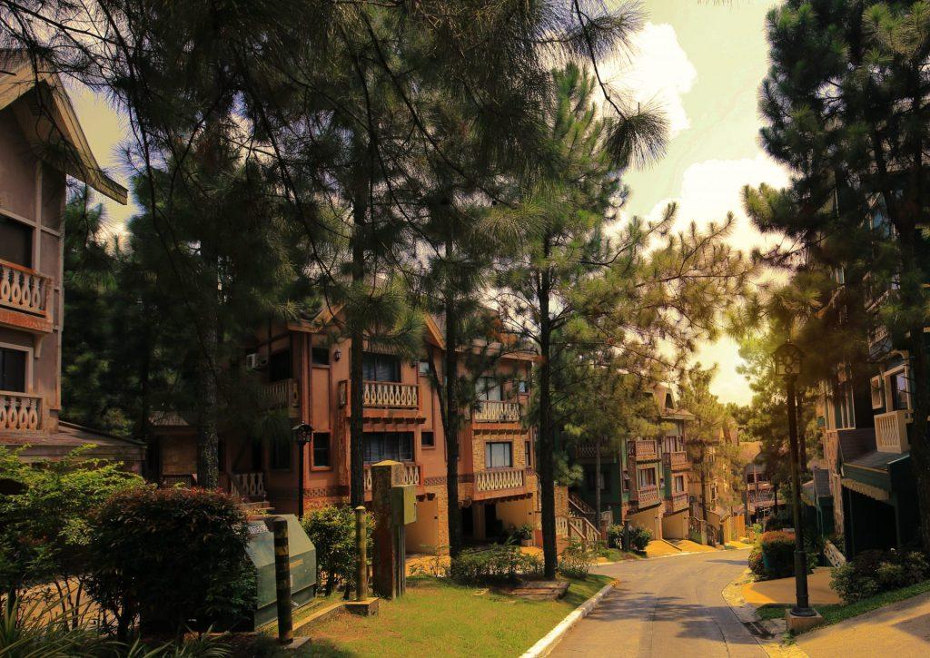 Photo of beautiful sunset within the luxury community of Crosswinds Tagaytay