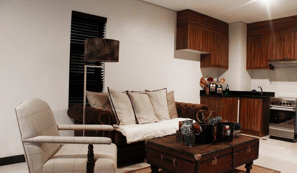 The interior of a RFO condominium unit in Tagaytay City