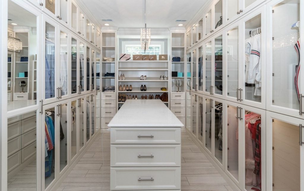 Glass closet doors