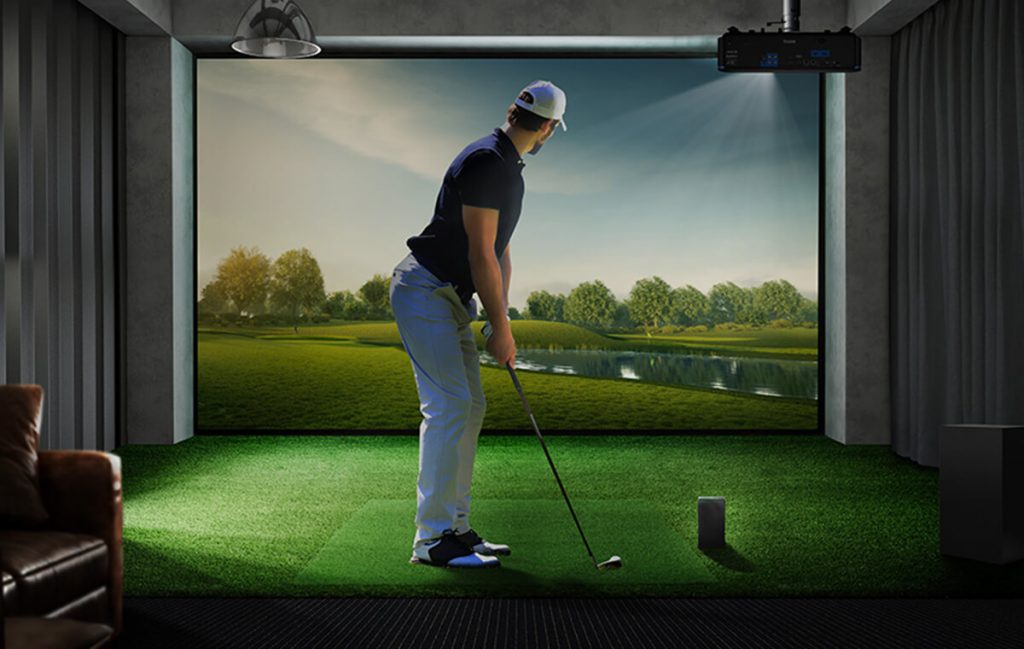 Build a home golf simulator with the perfect projecto BenQ Asia Pacific