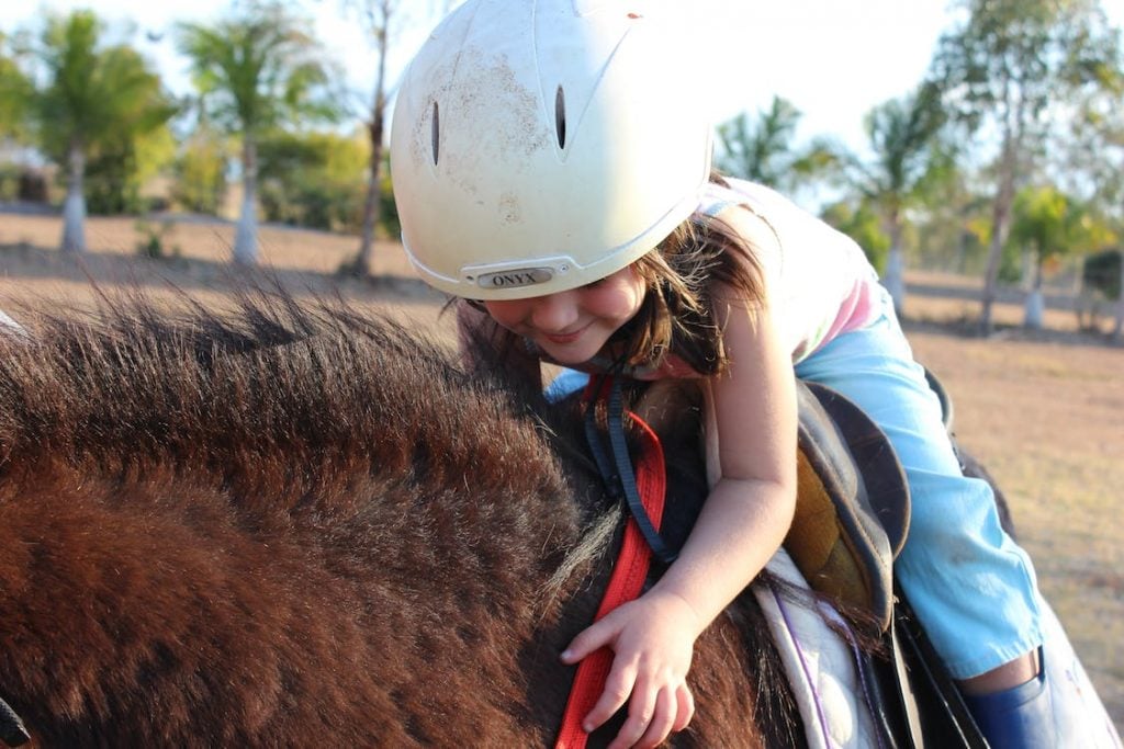 Introduce your little ones to the beauty of horses and horseback riding.