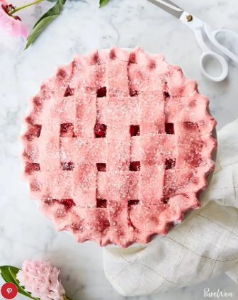 Strawberry Pie with Strawberry Crust