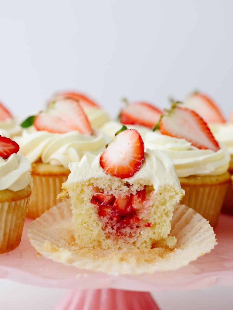 Strawberry Shortcake Cupcakes