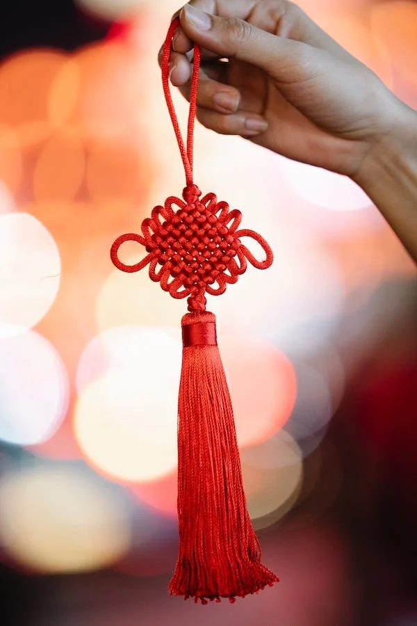 Photo of a Chinese knot decoration