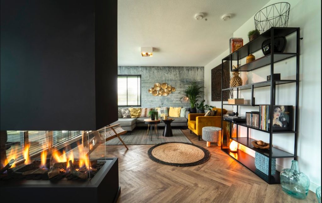 Fire Place Divider