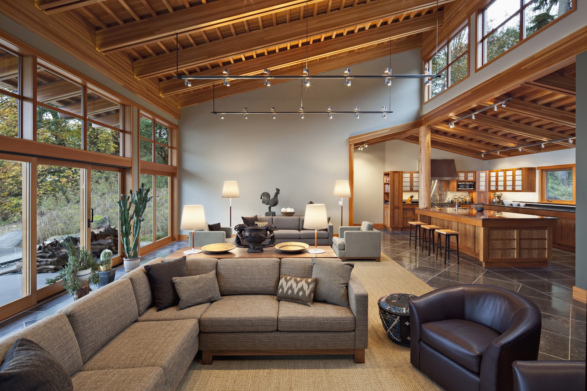 Creating Private Space In An Open Concept House Luxury Living