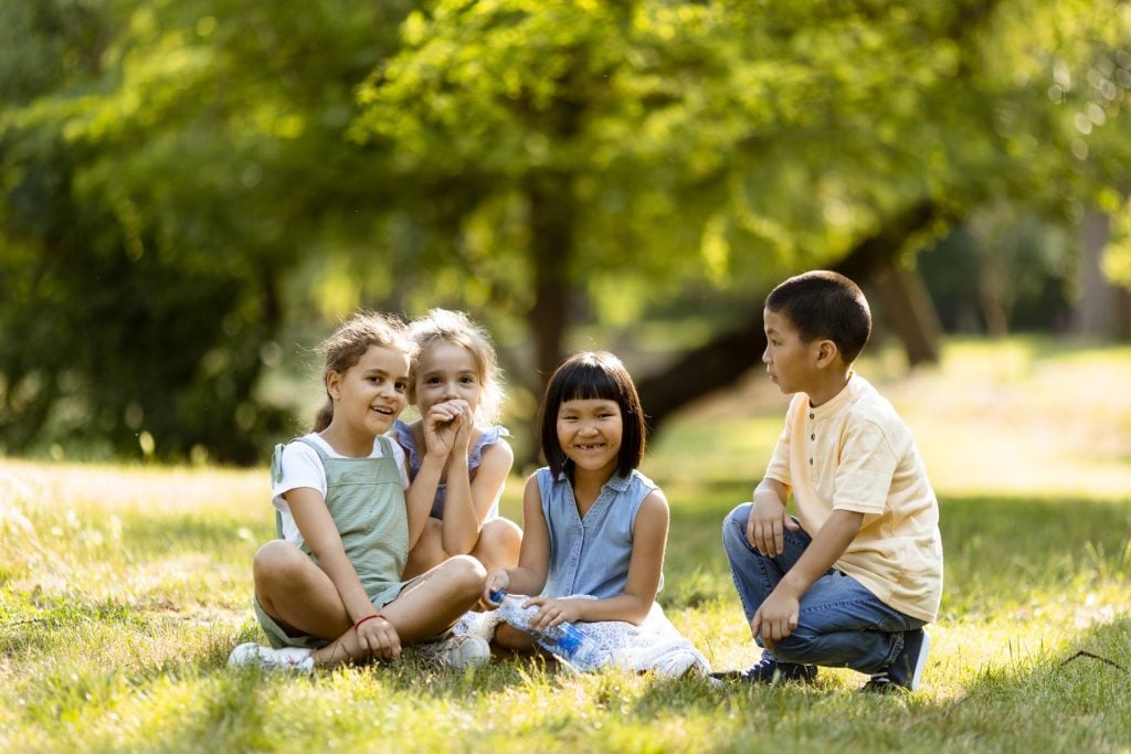 Children Playing Outdoor