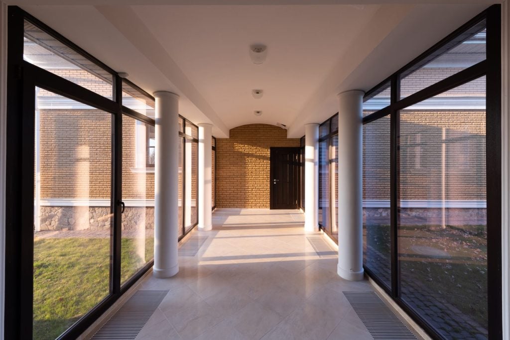 Electrochromic Glass in a House