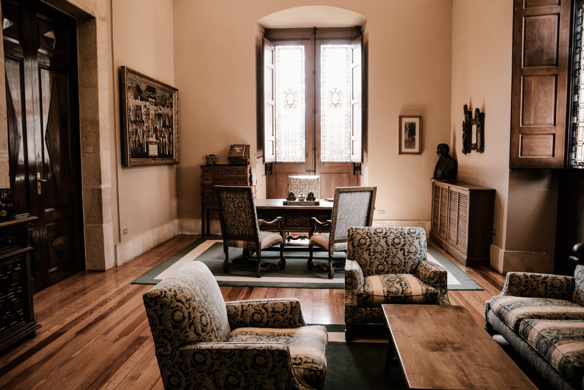 interior of a vintage house