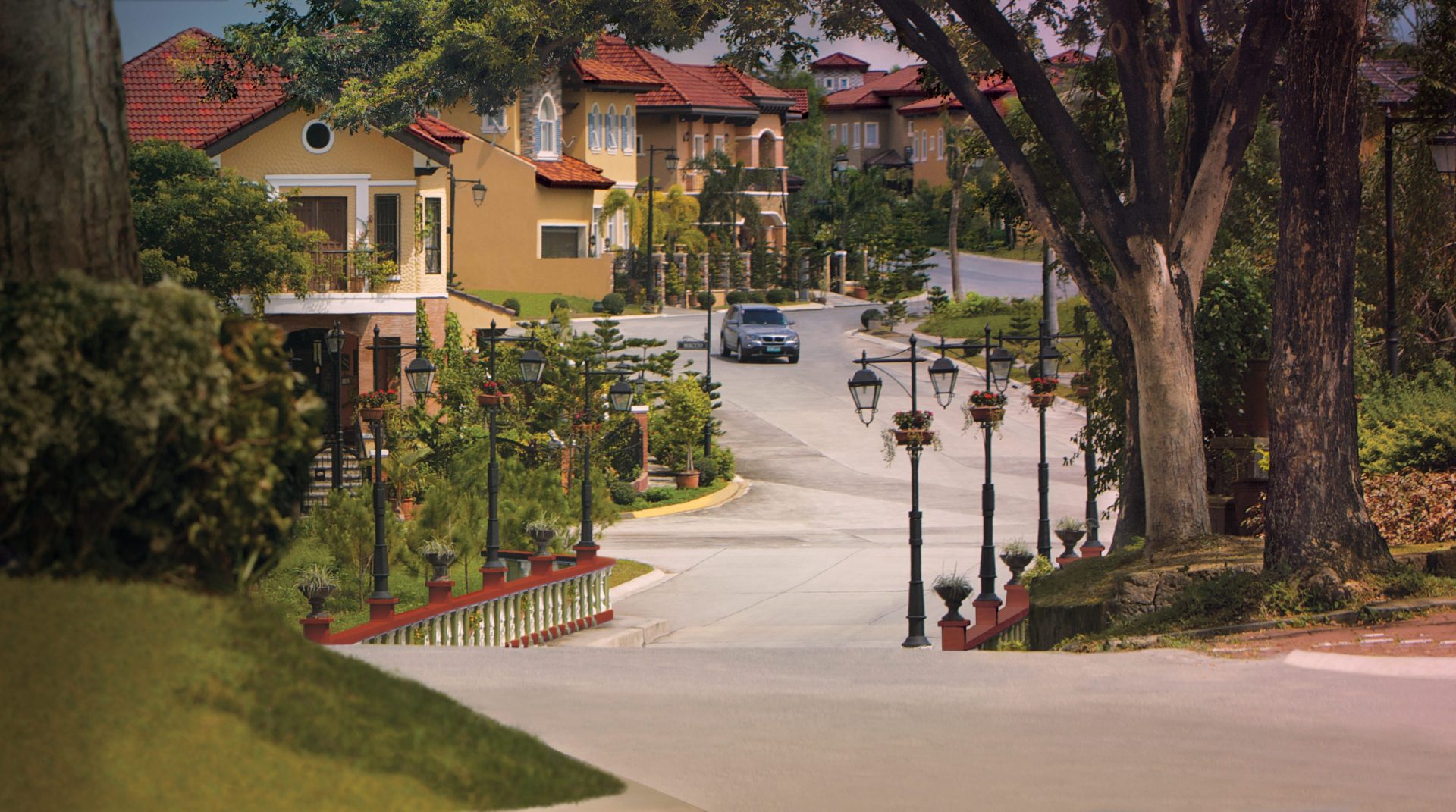 Photo of an Italian inspired community within Portofino Alabang