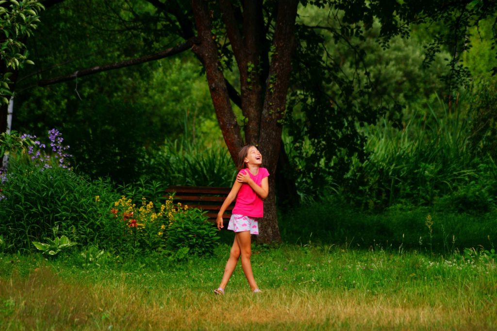 Kid Enjoying Outdoor Space