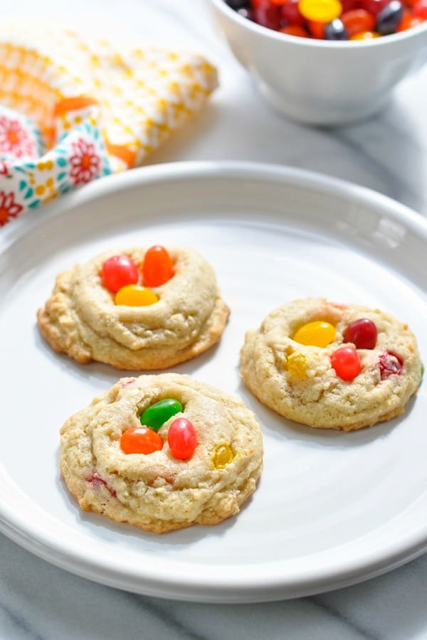 Photo of jelly bean cookies