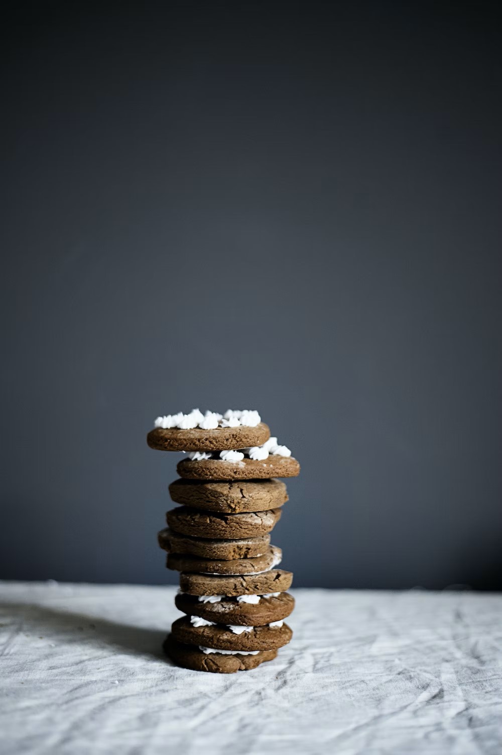Photo of frosted chocolate cookies