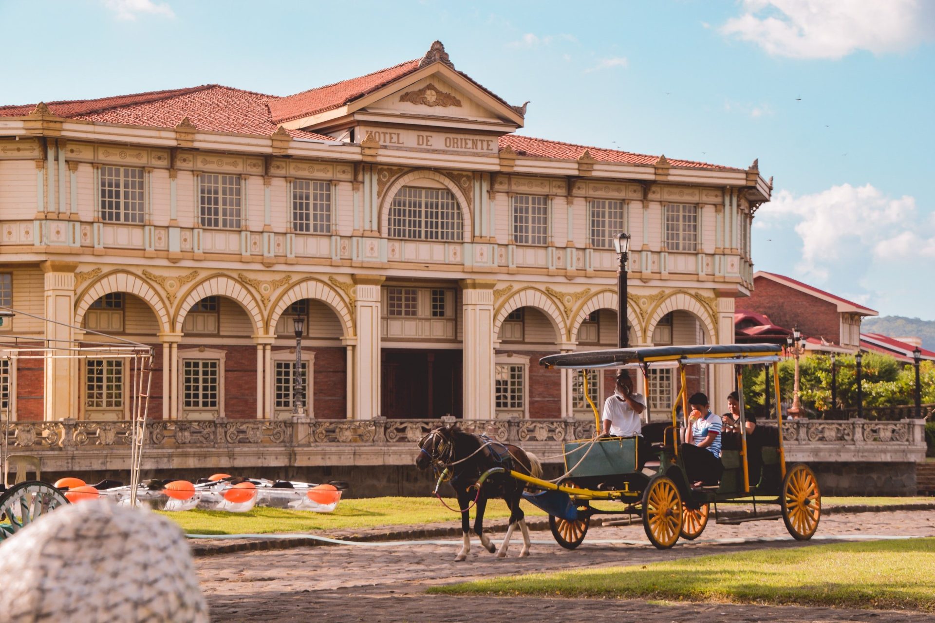 Photo of an old hotel