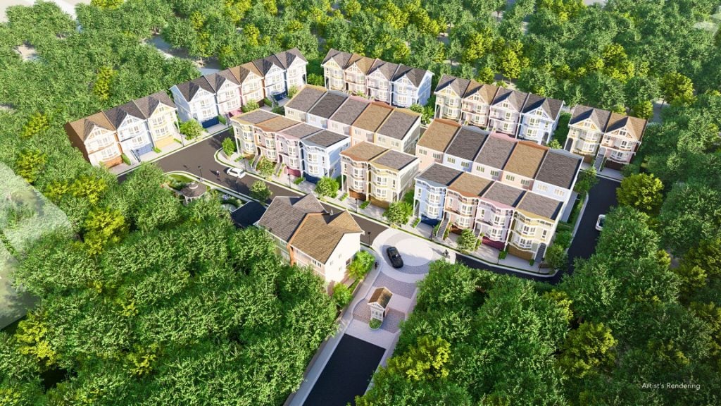 Aerial view of Ashbury Residences